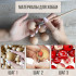 36 Pieces 35mm Wooden Balls for Crafts, Large Round Craft Balls for DIY Projects