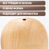 Wooden Oval Blank 38 mm with 3 mm Hole
