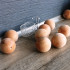 Round Wood Beads 55 mm Unfinished Wood Crafts (12 Pcs), Wood Bead Garland with Holes