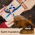 Wooden Buffalo Statue 4.1" - Zubr Wildness Creature from Oldest European Wild Forest Bielovieza