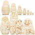 Matryoshka dolls for coloring with a burnt outlines Doctor