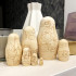 Blank Russian Nesting Dolls by Russian Fairy Tales Unpainted Set 7 pcs - Paint Your Own Matryoshka