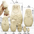 Farm Animals Blank Nesting Dolls