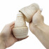 Santa Claus Wooden Nesting Dolls Kit for Painting - 7 Pieces of Natural Wood