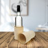 Unfinished Wooden Bottle Holder 0.5L for Painting