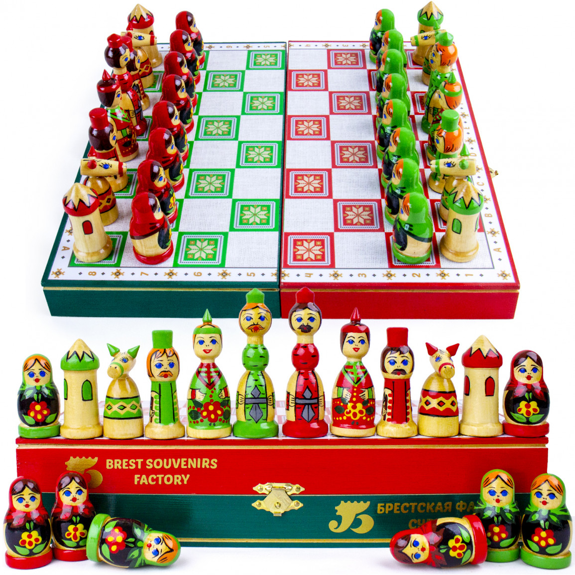 Collectible chess of the Brest Souvenir Factory