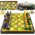 Battle Borodino 1812 Themed Chess Set - Handmade Souvenir Chess Pieces Russian Nesting Dolls