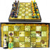 Battle Borodino 1812 Themed Chess Set - Handmade Souvenir Chess Pieces Russian Nesting Dolls
