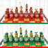 Souvenir Chess Set with Hand Painted Chamomiles - Wooden Chess Pieces as Matryoshka Dolls