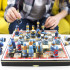 Civil War Chess Set - American Civil War Chess Pieces Nesting Dolls