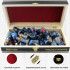 Civil War Chess Set - American Civil War Chess Pieces Nesting Dolls