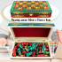 Golden Khokhloma Matryoshka Chess Set – Hand-Painted Russian Wooden Chess Game