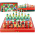Russian Nesting Doll Chess Set – Hand-Painted Wooden Chess Game "Golden Ring of Russia"
