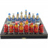 Wooden Souvenir Chess Set - World Leaders Matryoshka Chess Pieces