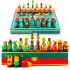 Russian Samovar Handmade Chess Set - Chess Pieces as Matryoshka Dolls