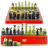 Wooden Chess Set – WWII Military Nesting Doll Pieces, Handmade