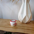 Hand Painted Wooden Tealight Candle Holder Slavic Folk Ornament