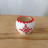 Hand Painted Wooden Tealight Candle Holder Slavic Folk Ornament