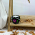 Wooden Candle Holder with Slavic Folk Floral Painting "Motol"