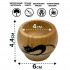 Wooden Candle Holders Set of 4 with Black Cat Design