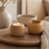UTUL Wooden Tealight Candle Holder for Home Decor, 4 cm