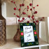 Decorative 4x6 Picture Frame with Floral Design - Handmade Photo Frames for Tabletop & Wall Display, Vertical Format