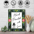 Decorative 4x6 Picture Frame with Floral Design - Handmade Photo Frames for Tabletop & Wall Display, Vertical Format