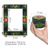 Ogovo Set – Hand-Painted Picture Frame and Jewelry Box in Traditional Belarusian Folk Art Style
