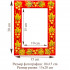 Wooden Photo Frame Khokhloma Hand-Painted