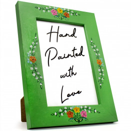 Hand-Painted Wooden Photo Frame Ogovskaya Style