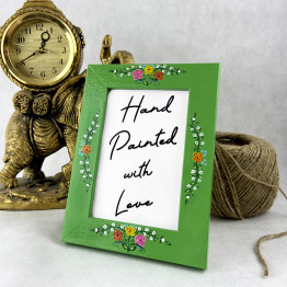 Hand-Painted Wooden Photo Frame Ogovskaya Style