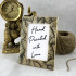 wooden photo frame