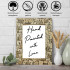 Wooden Photo Frame with Hand-Painted Cats