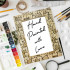 Wooden Photo Frame with Hand-Painted Cats