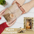 Hand-Painted Wooden Photo Frame & Keepsake Box Gift Set