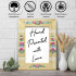 Flower Picture Frame 4x6 Floral Design Wooden Photo Frames for Tabletop