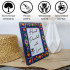 Hand-Painted Wooden Photo Frame 4x6 Folk Floral Design