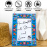 Hand-Painted Wooden Photo Frame "Kremno" with Blue Floral Design
