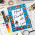 Hand-Painted Wooden Photo Frame "Kremno" with Blue Floral Design