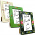 Set of 3 Hand-Painted Frames in Ogovo Style – Handmade, Eco-Friendly Materials, Traditional Belarusian Folk Art