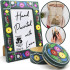 Hand-Painted Gift Set with Folk Floral Frame and Box