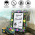 Hand-Painted Gift Set with Folk Floral Frame and Box