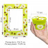 Wooden Gift Set Photo Frame and Box Hand Painted Daisies