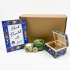 Hand-Painted Wooden Gift Set with Boxes, Frame & Candle Holder