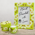Hand-Painted Gift Set with Daisies and Ladybugs