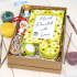 Hand-Painted Christmas Gift Set with Ornaments, Box and Frame