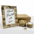 Hand-Painted Wooden Gift Set with Cute Cat Design