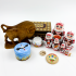 Belarusian Folk Art Gift Set with Handcrafted Wooden Souvenirs