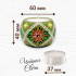 Hand Painted Wooden Gift Set Box And 2 Candle Holders