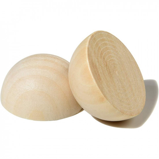 Wooden Half-Spheres